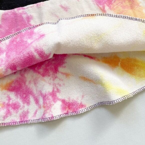 CourtneyCourtney Dress Girls 6/7 Wildcats Twirly Pink Tie Dye Handmade Upcycled - Picture 6 of 8